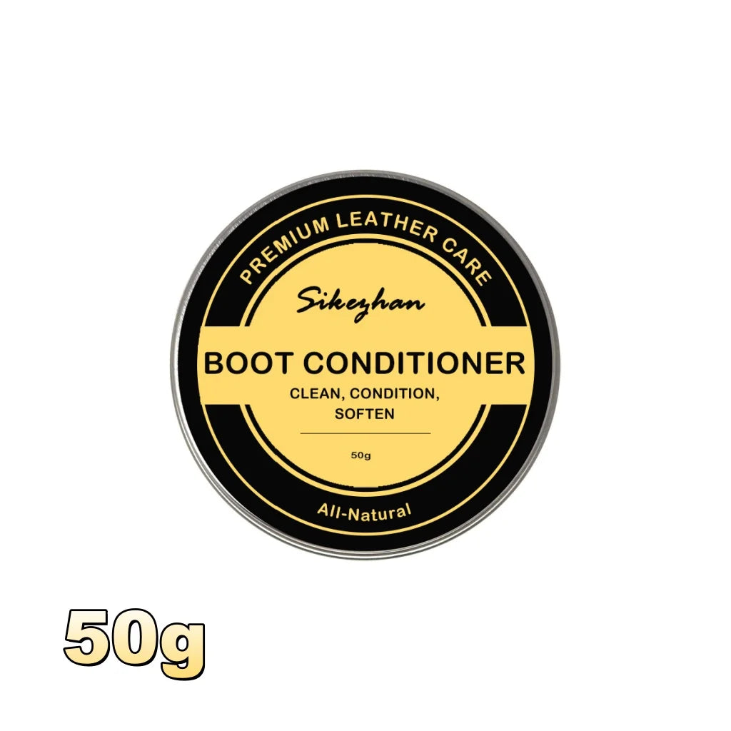 Leather Boot Care Cream Leather Conditioner for Work Boots and Fashion Boots Shoe Polish Balm Clear Odorless Non Greasy