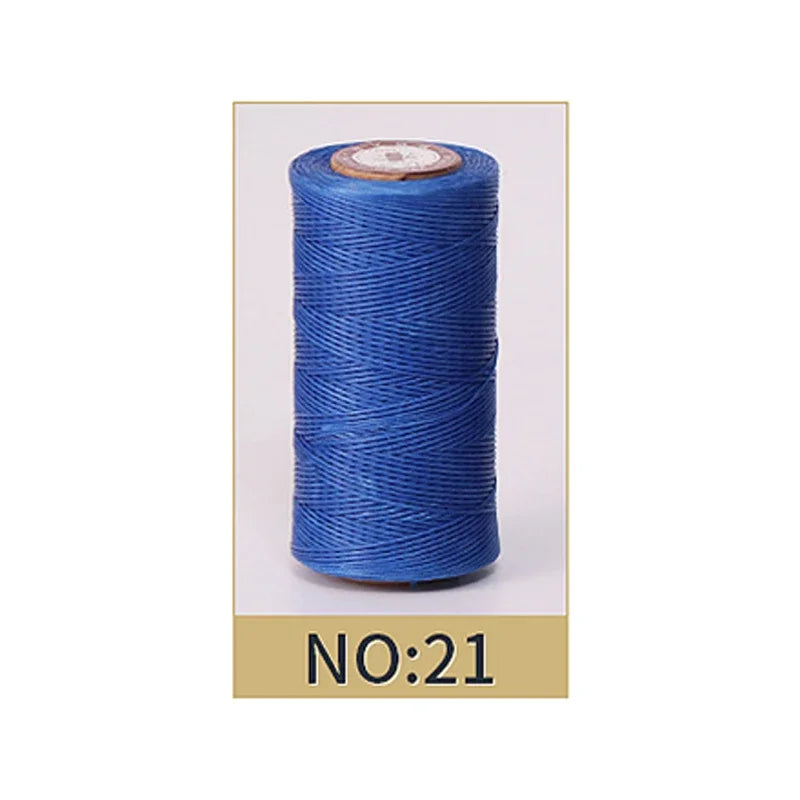 50M 0.8mm Thickness Waxed Thread For Leather Waxed Cord For Diy Handicraft Tool Hand Stitching Thread Flat Waxed Sewing Line
