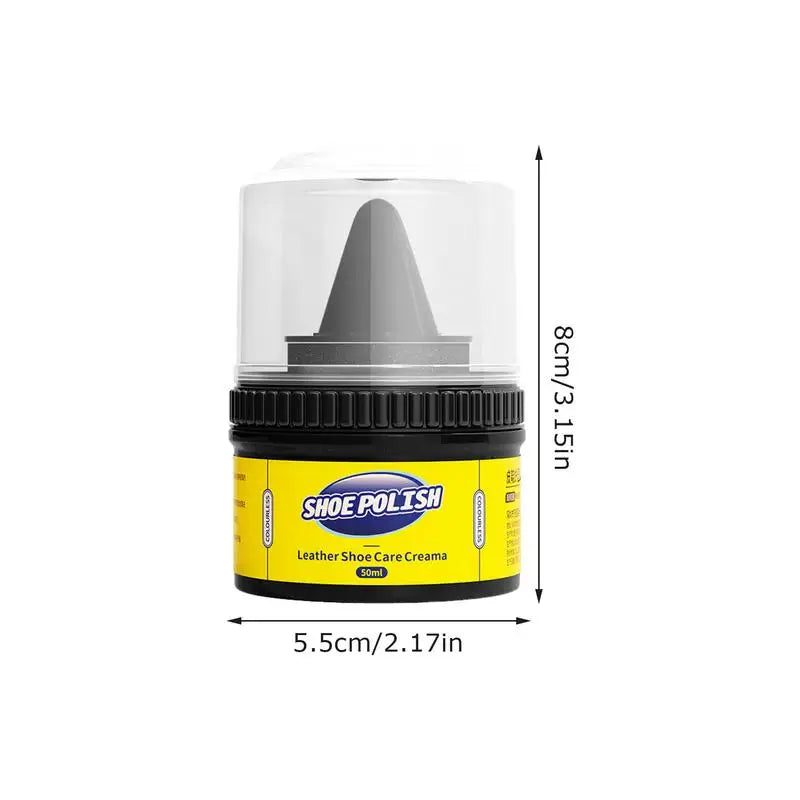 Leather cream leather care agent 40/50ml leather shoe care cream colorless shoe wax car leather care and interior cleaner