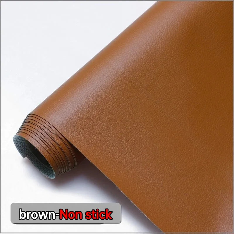 Non-stick  Faux Leather Fabric Soft Synthetic PU Fabric Material DIY Crafts Leather Sofa Upholstery Renovation 50/100/200*160cm
