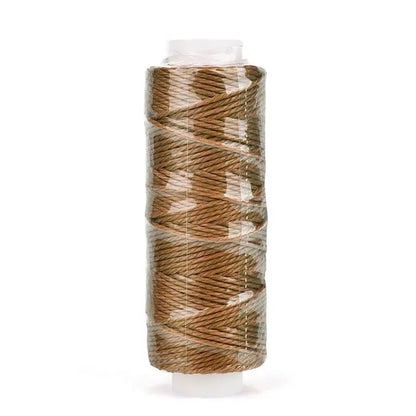0.65mm Leather Waxed Thread Cord Polyester Coated Sewing Thread DIY Handmade Leather Stitching Rope Bracelets Jewelry 25M
