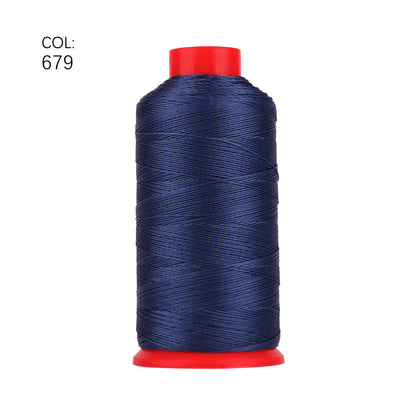 TEX 135 Nylon Bonded Thread 0.4MM Heavy Duty Fabric Sewing Leather Upholstery Shoes Canvas Sewing Stitch 420D/3 750 Yards Cone