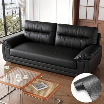 Waterproof and Soft Faux Leather DIY Self-Adhesive Leather Film Suitable for Sofa Repair and Leather Furniture
