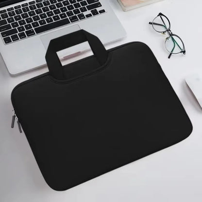 With Handle Portable Laptop Bags Lightweight Waterproof Laptop Case Soft Material Dual Zipper Notebook Sleeve Travel