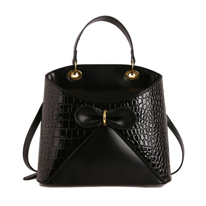 2026 New Women's Handbag Fashion High Quality Bow Women's Shoulder Bag Advanced Versatile Multi Functional Mobile Storage Bag