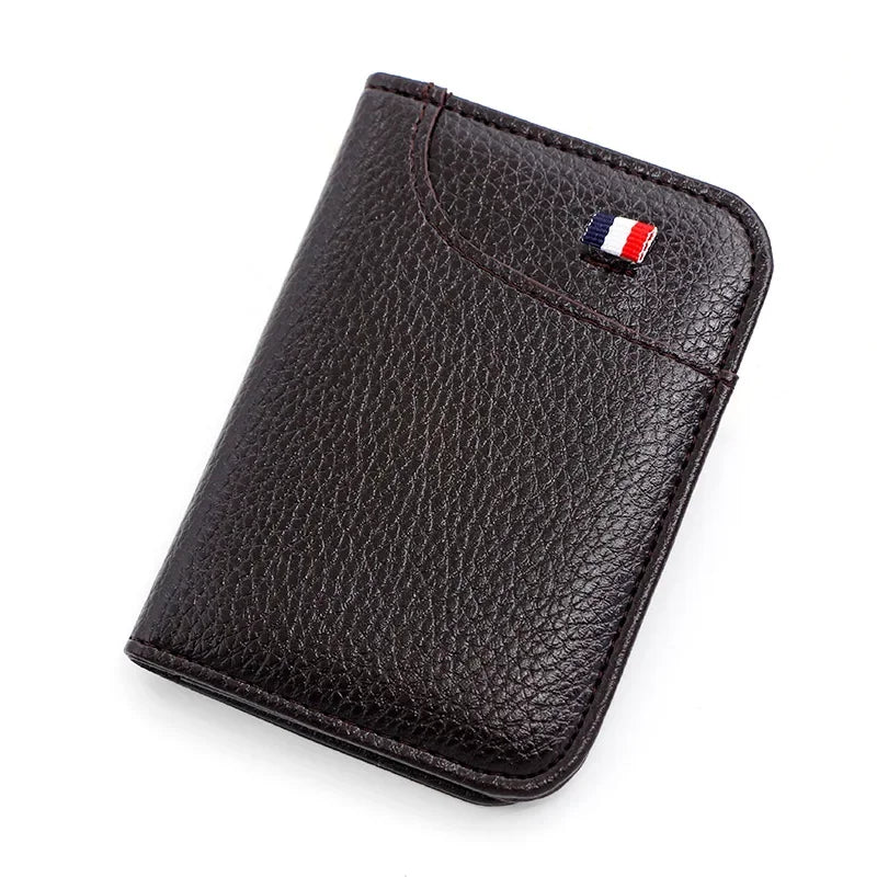 Men's Wallet Short Wallet Card Holder Fashion Thin Multi Card Business Soft Leather Wallet for Men Bolsa Feminina Coin Purse