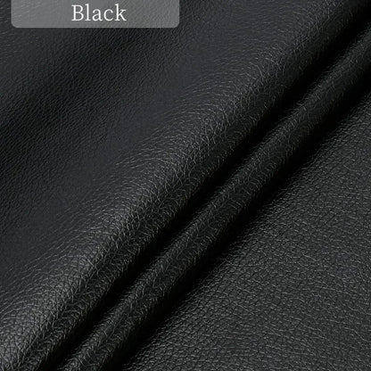 Black Leather Repair Patche Tape Self Adhesive Leather Patches Sofas Couch Seat Cuttable Refinisher High Viscosity Fix Stickers