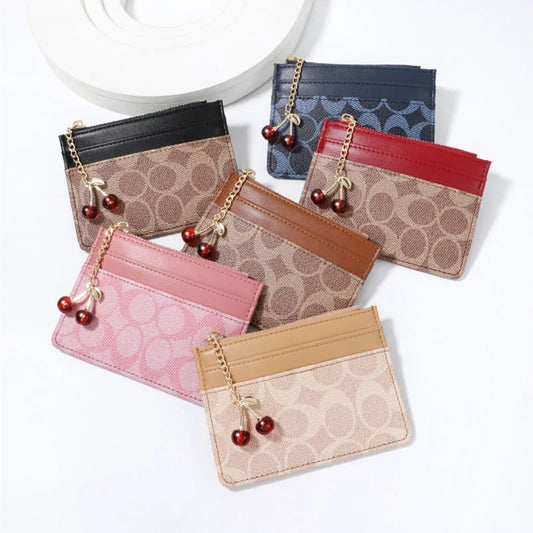 Luxury Design Wallets for Women Multi-Function Card Holder PU Leather Female Small Card Bag Short Women's Purse