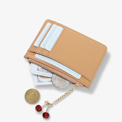 Luxury Design Wallets for Women Multi‑Function Card Holder PU Leather Female Vintage Small Card Bag Short Women's Purse