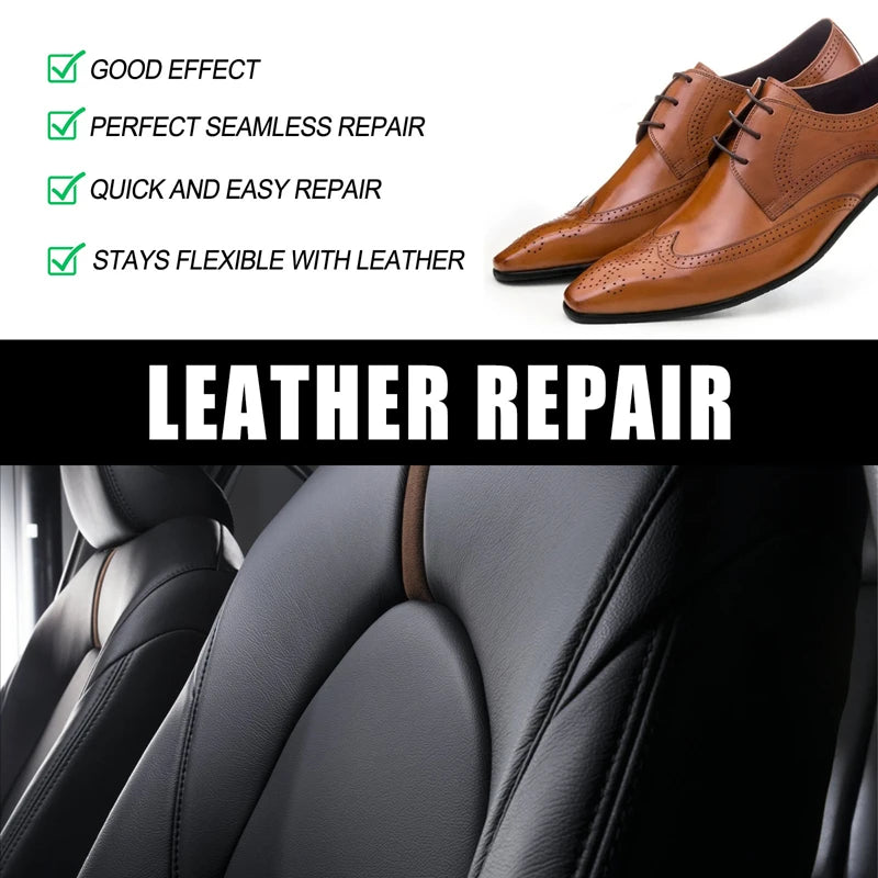Leather restoring paste 60ml Natural Leather Filler Repair Compound Leather Restoration Cream For Tears Crack Burns Holes Filler