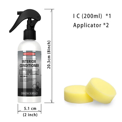 Hydroshine Car Interior Conditioner Interior Plastic Leather Restorer Wax Coat Exterior Cleaner Multifunctional Leather Care