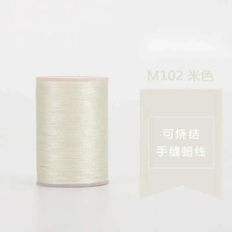 Hand High Quality Durable 0.35/0.45/0.55mm Leather Waxed Flat Wax Thread Cord For DIY Handicraft Tool Stitching Thread