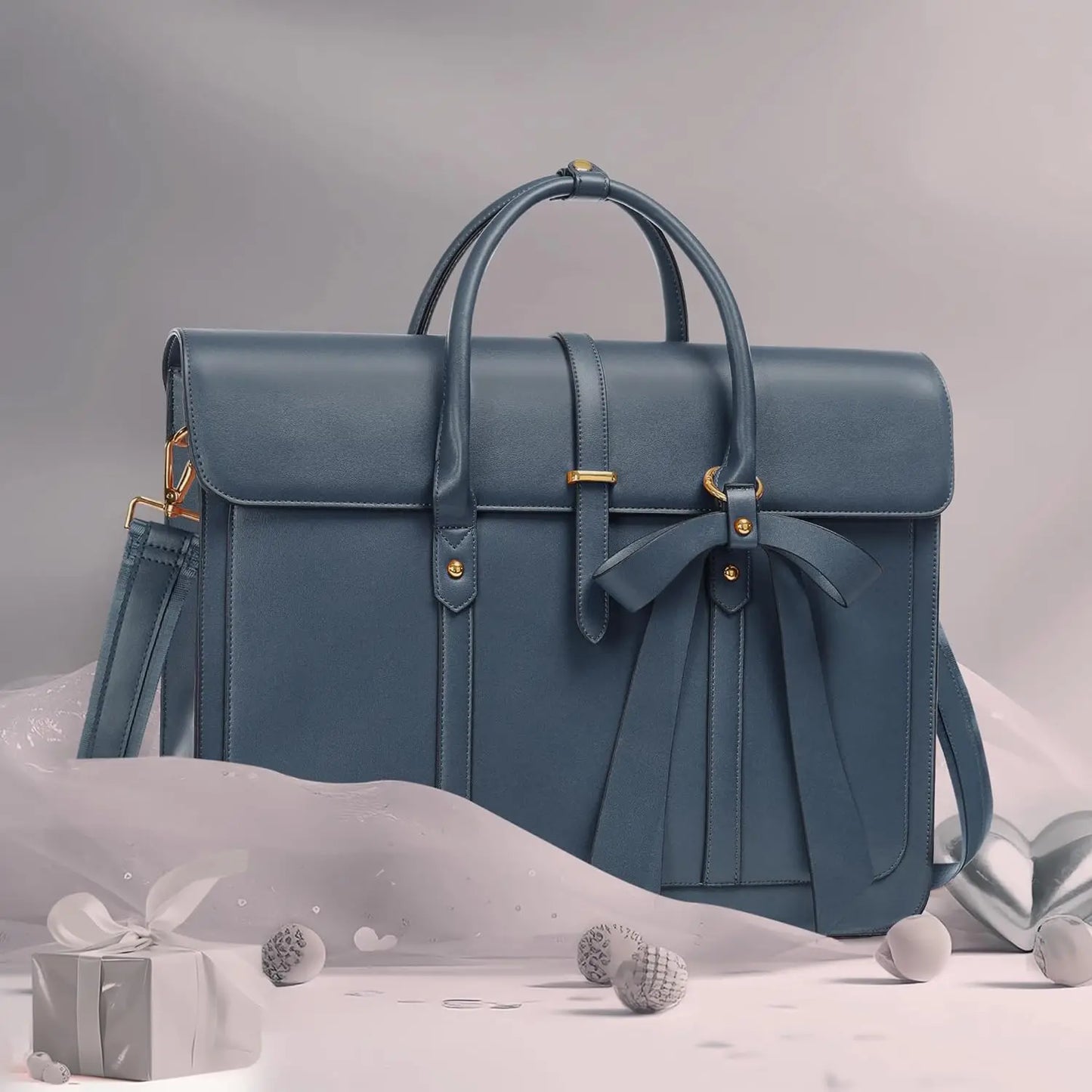 Laptop Bag 13 14 15 16 inch for MacBook Air Pro M4 M3 M2 HP Notebook PU Leather Backpack Messenger Bag Handbag Women Briefcase