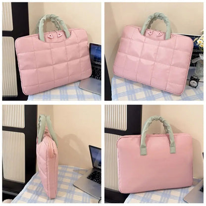 Portable Shockproof Laptop Handbag Nylon Waterproof Notebook Bag Soft Case Notebook Case