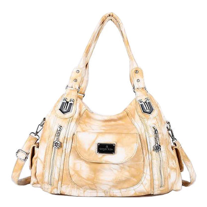 Brand Luxury Women Handbags 2021 High Quality Soft Leather Shopping Tote Bag Multifunction Large Capacity Messenger Shoulder Bag