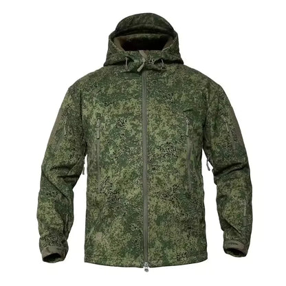 Men's Winter Autumn Softshell Fleece Jackets Windproof Outdoor Fishing Hiking Hunting Thermal Camping Cargo Coats Warm M-4XL